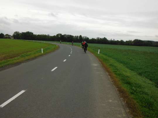 ...and great, smooth roads past the fields. Slovenia had lovely roads for cycle touring.